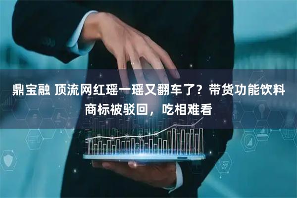鼎宝融 顶流网红瑶一瑶又翻车了？带货功能饮料商标被驳回，吃相难看